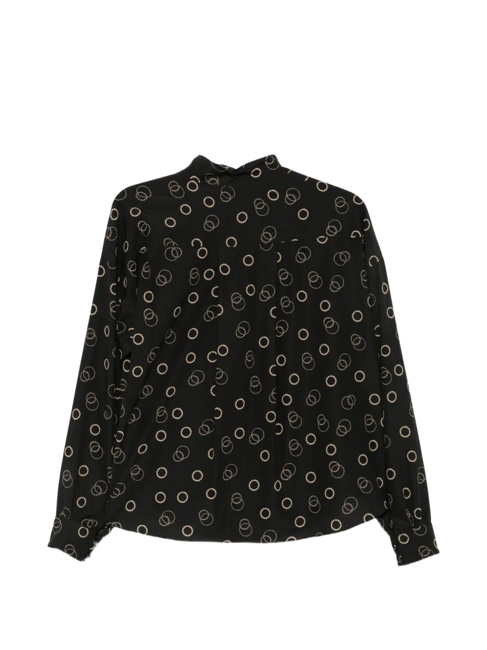 ISABEL MARANT Blouse met ringen-patroon Zwart