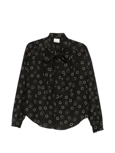ISABEL MARANT rings-pattern blouse