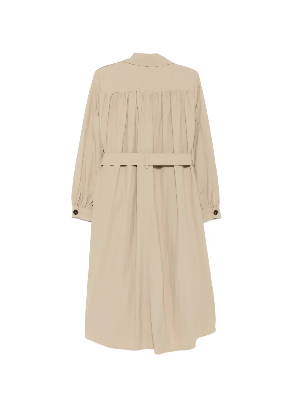 Ba&Sh Wili trenchcoat met ceintuur Beige