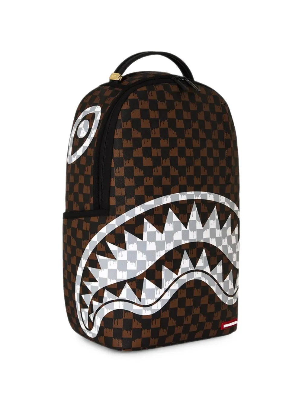Sprayground Paris Fang geruite rugzak Bruin