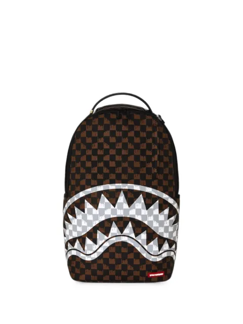 Sprayground Paris Fang check-print backpack