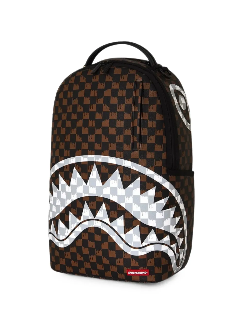 Sprayground Paris Fang geruite rugzak Bruin