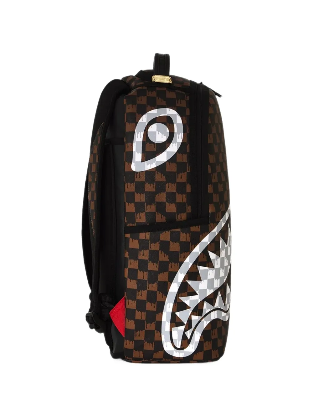 Sprayground Paris Fang geruite rugzak Bruin