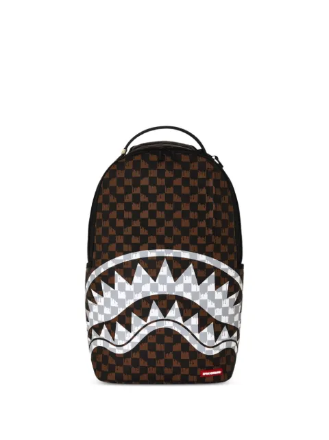 Sprayground Paris Fang check-print backpack