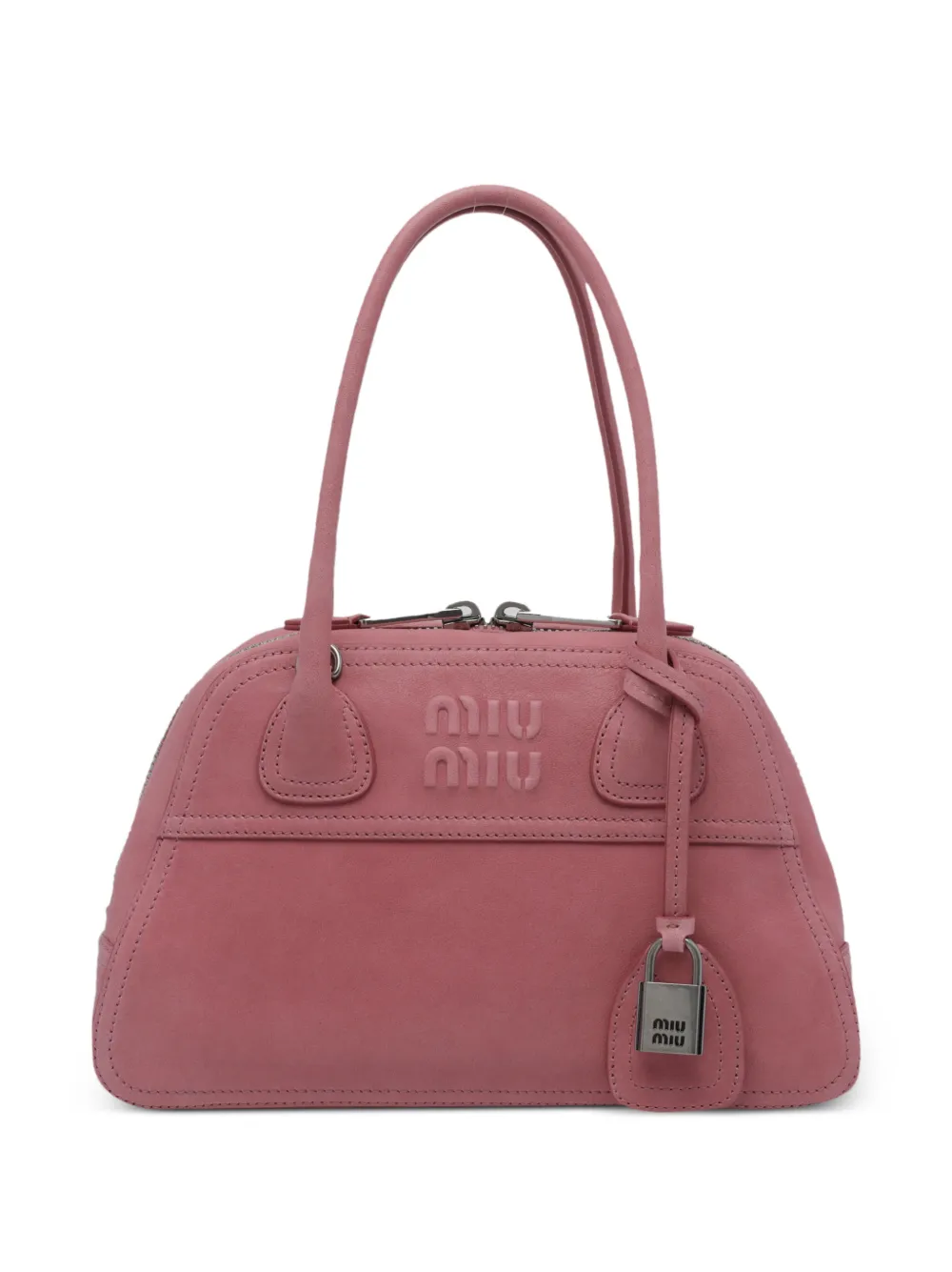 Miu Miu Vivant nappa leather bag - Rosa