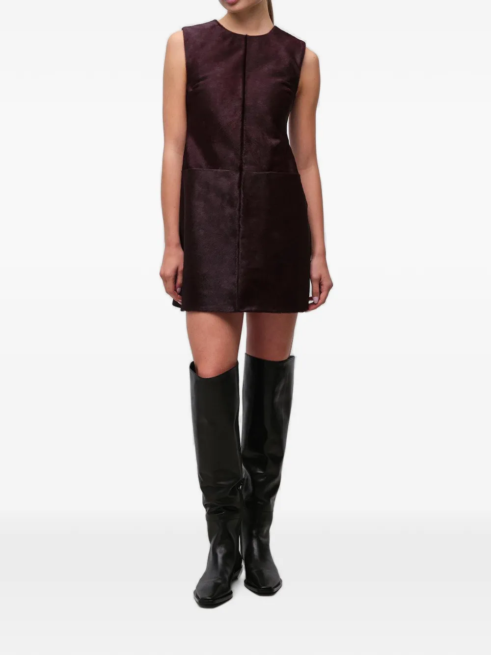 SIMKHAI Sonoma mouwloze mini-jurk Bruin