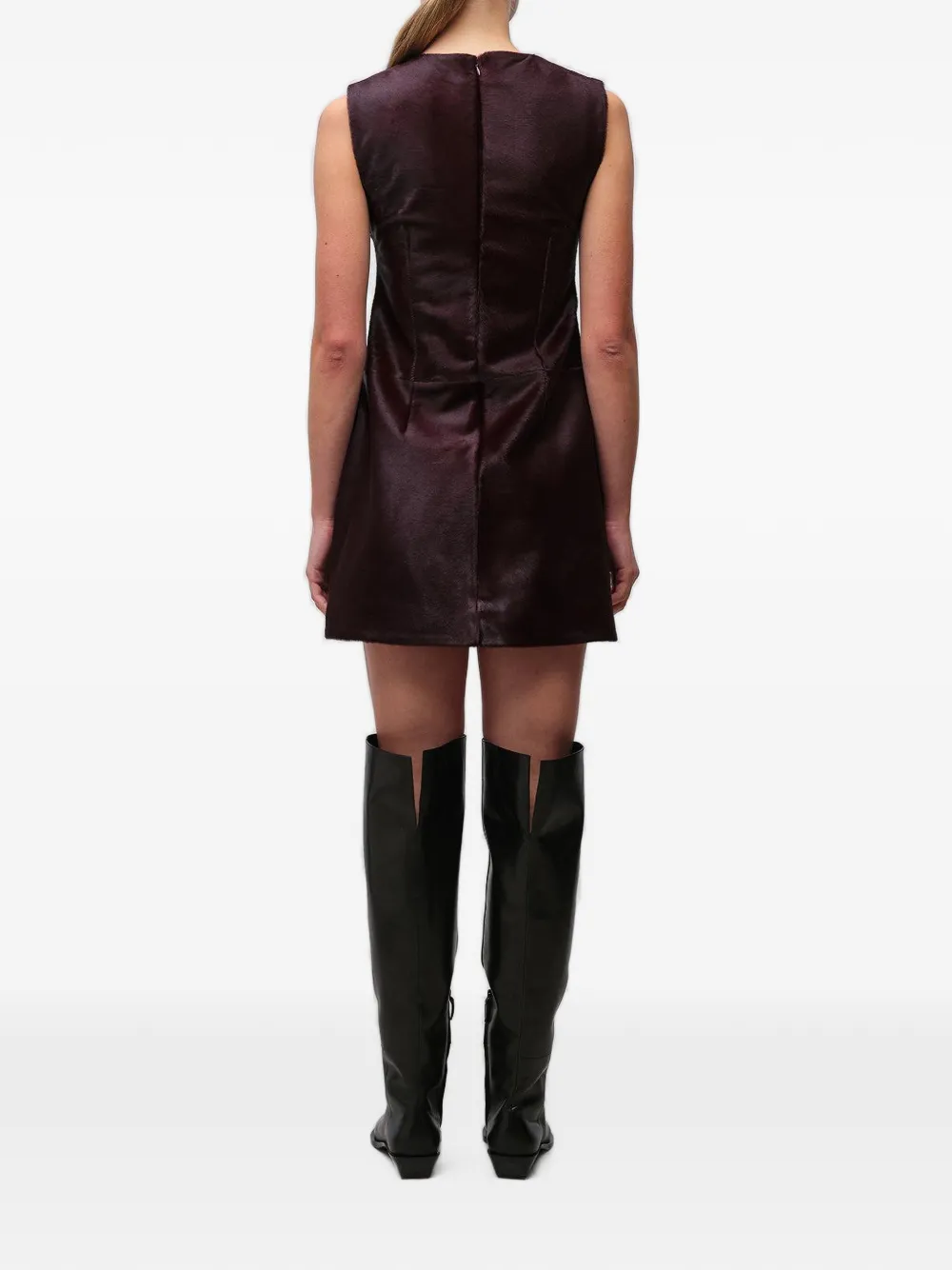 SIMKHAI Sonoma mouwloze mini-jurk Bruin