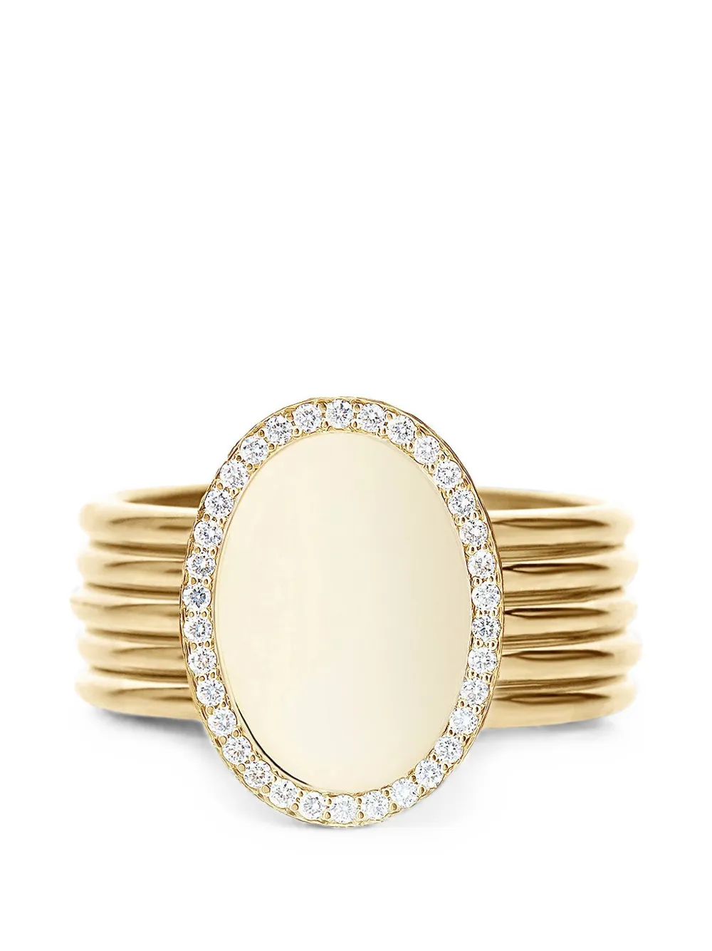 NANIS Five Sway diamond ring - Oro