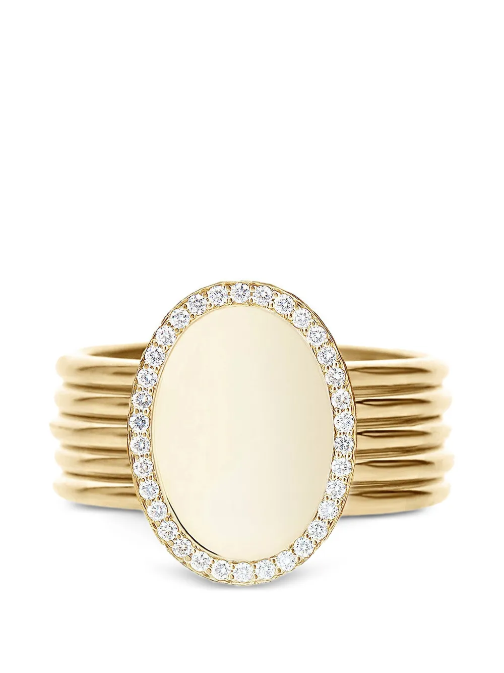 NANIS Five Sway diamond ring - Oro