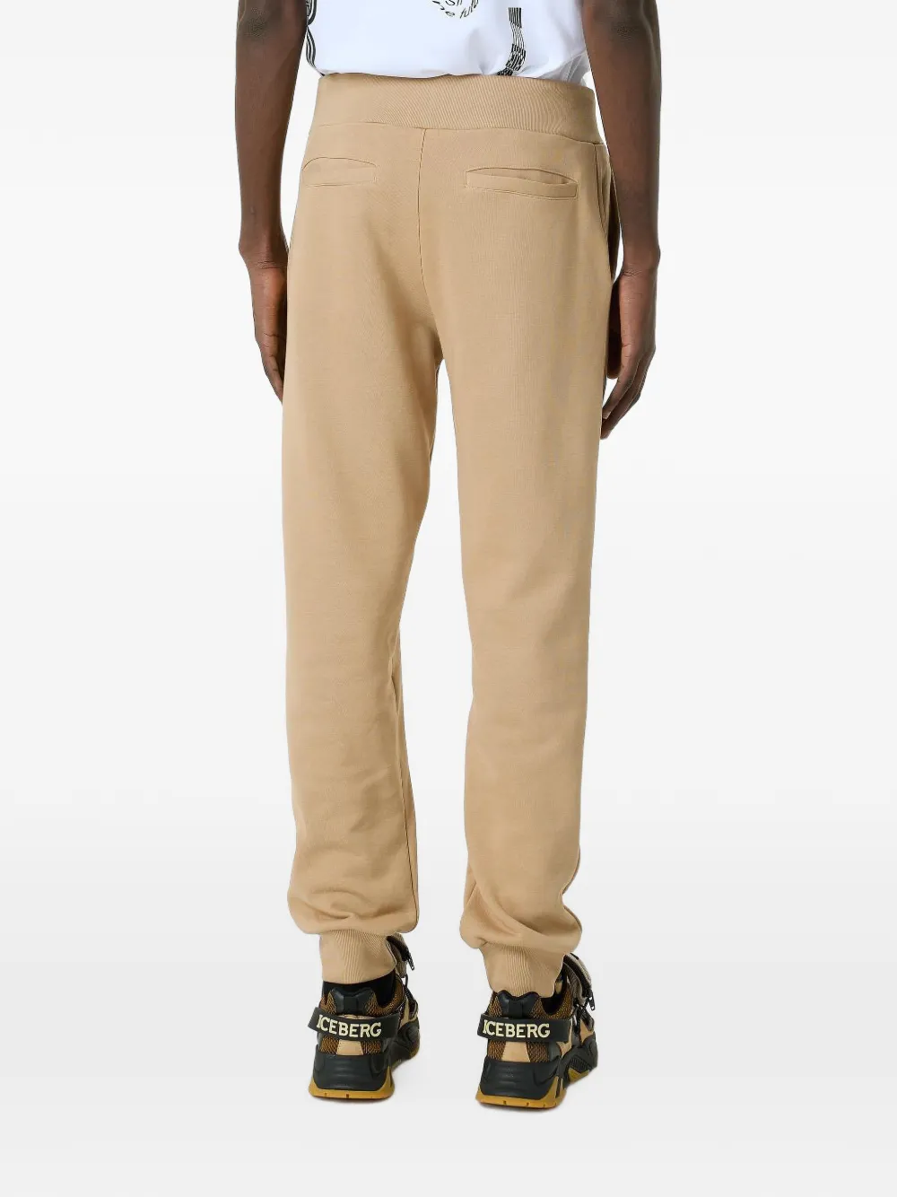 Iceberg Trainingsbroek met geborduurd logo Beige