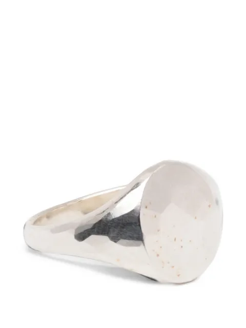 WERKSTATT:MÜNCHEN hammered signet ring