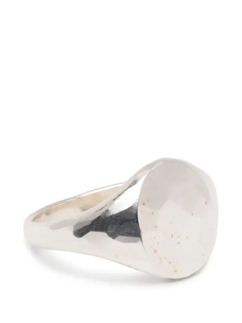 WERKSTATT:MÜNCHEN hammered signet ring