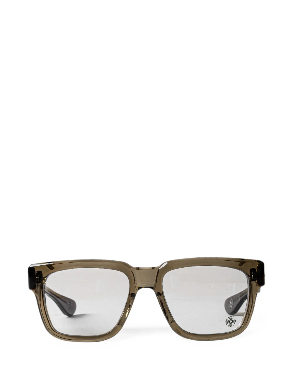 Chrome Hearts Box Officer square-frame glasses - Verde