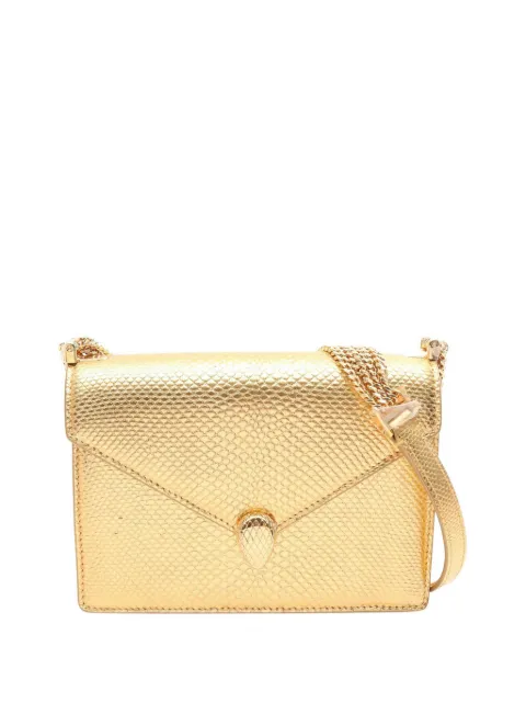 Bvlgari Pre-Owned 2010-2026 Lizard Embossed Leather Serpenti crossbody bag