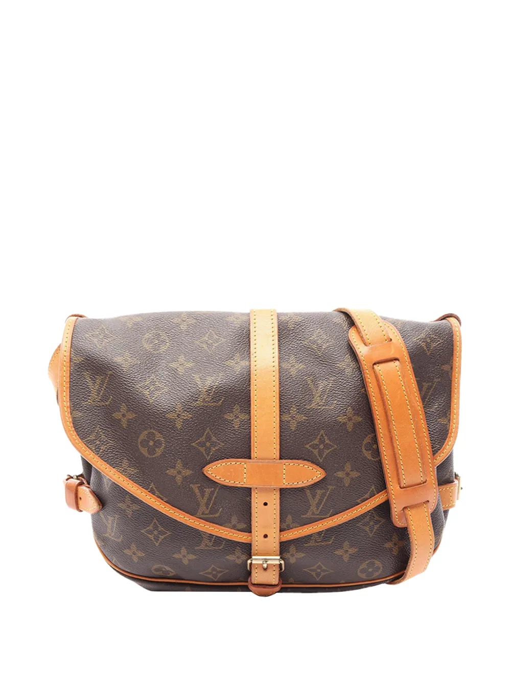 Louis Vuitton Pre-Owned 1992 Monogram Saumur 30 crossbody bag - Braun