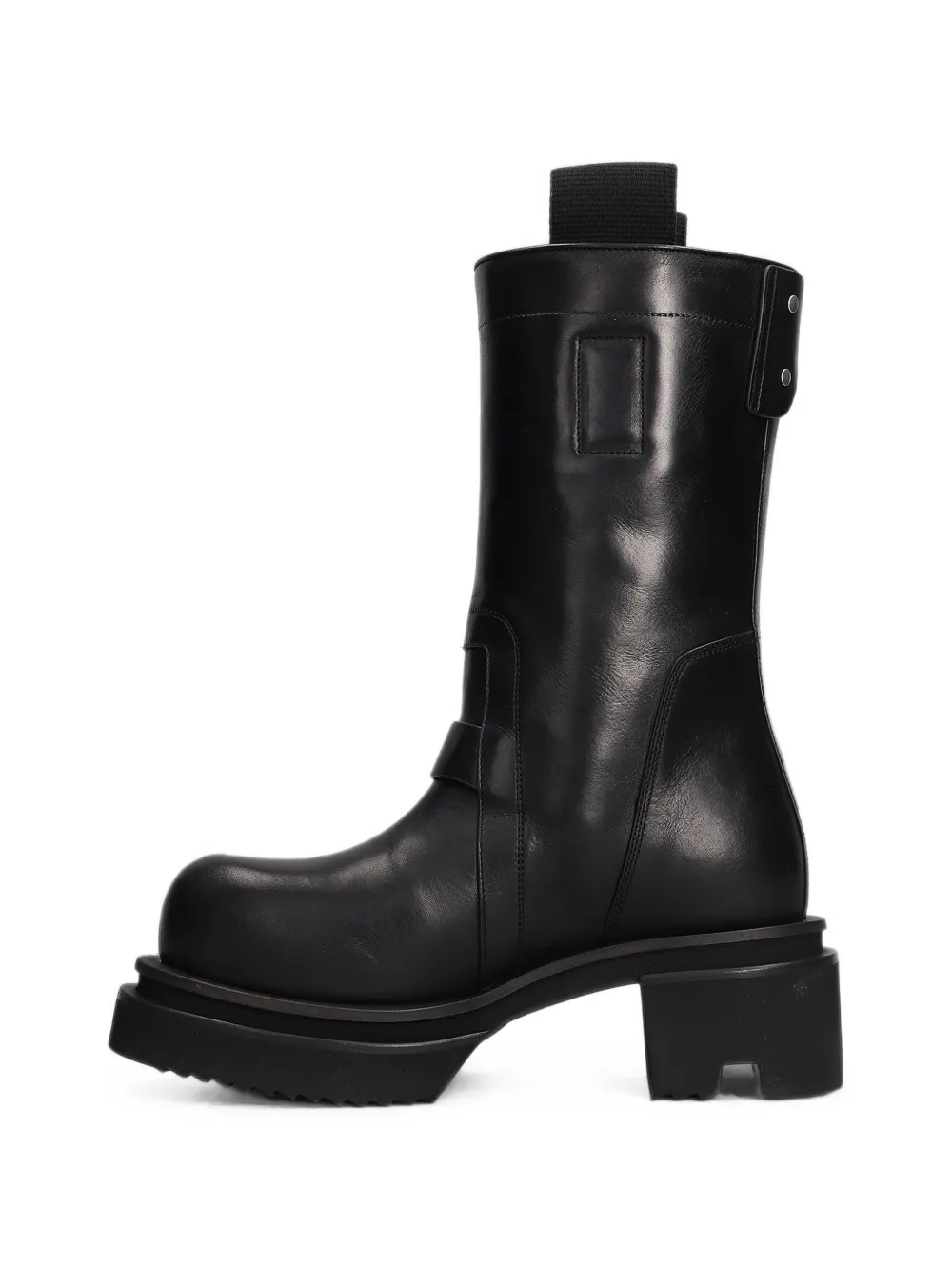 Rick Owens platform leather boots Zwart