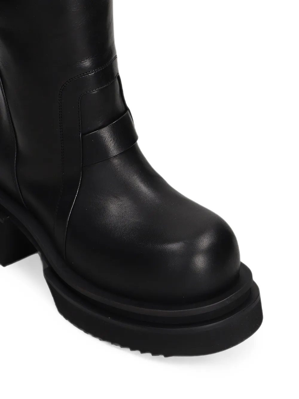 Rick Owens platform leather boots Zwart