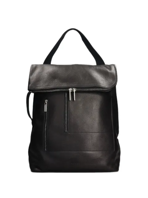 Rick Owens grained leather backpack