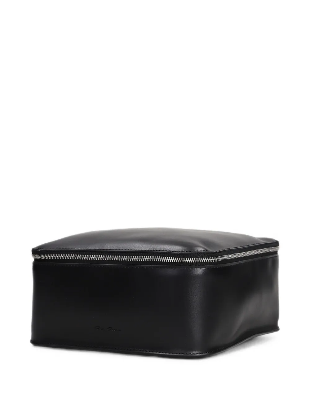 Rick Owens Leren toilettas Zwart