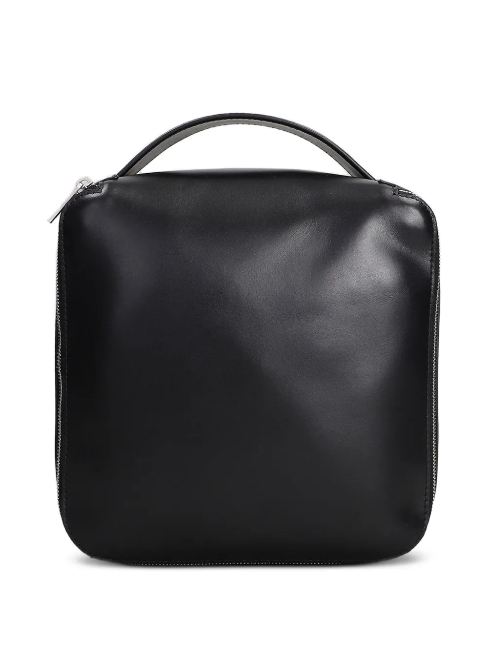 Rick Owens leather wash bag - Nero