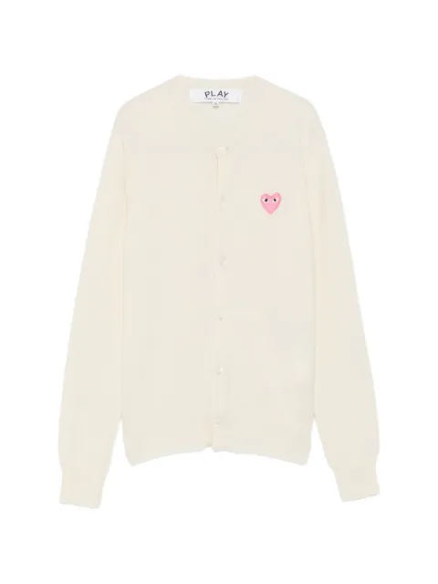 Comme Des Garçons Play heart-patch cardigan