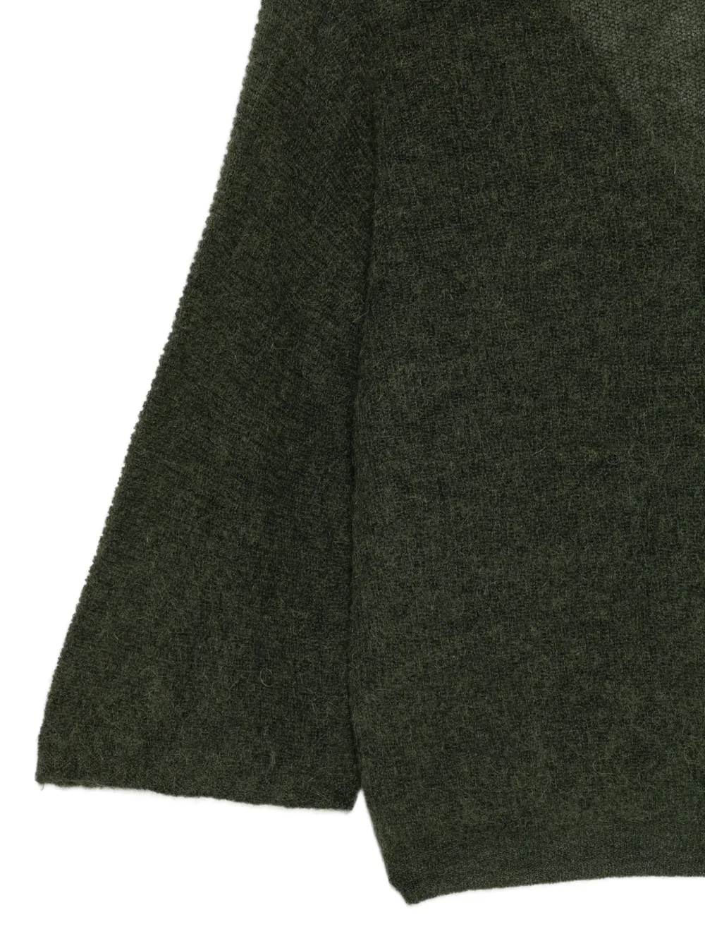Ba&Sh Vest met V-hals en kristallen knopen Groen