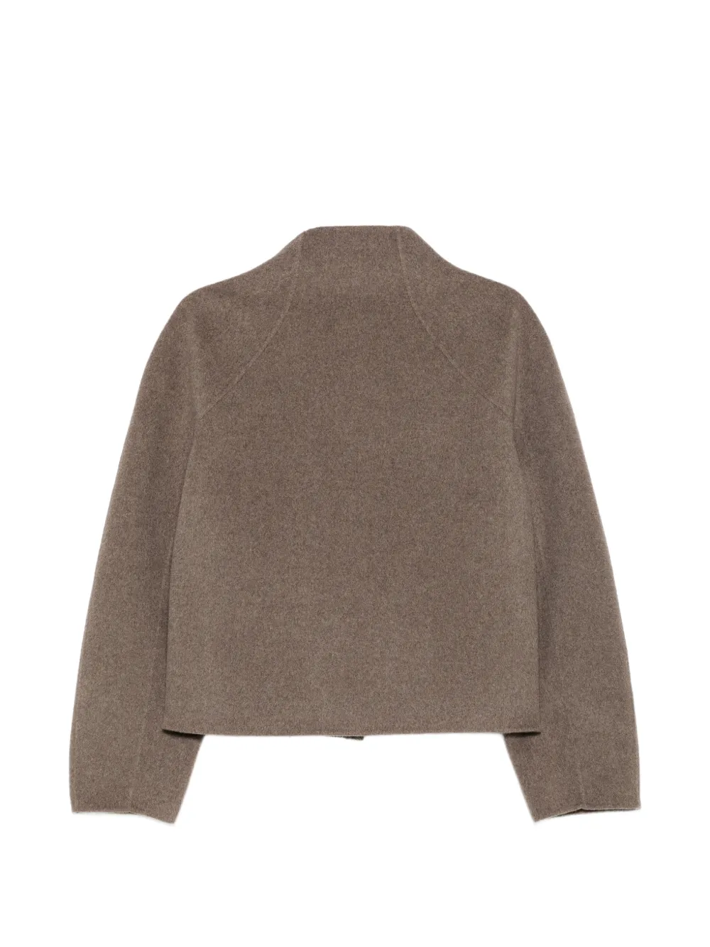 Ba&Sh Jas met asymmetrische sluiting Bruin
