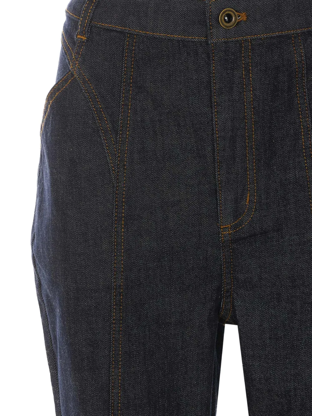 Self-Portrait High waist jeans Blauw