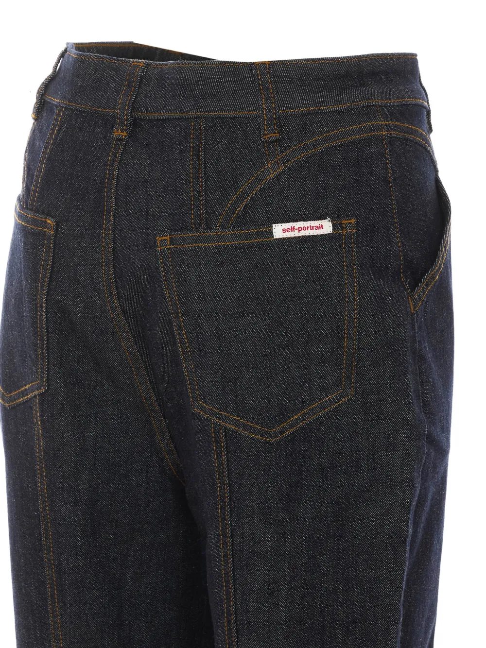 Self-Portrait High waist jeans Blauw