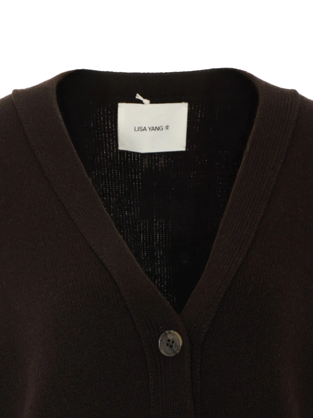 Lisa Yang Amery kasjmier vest Bruin