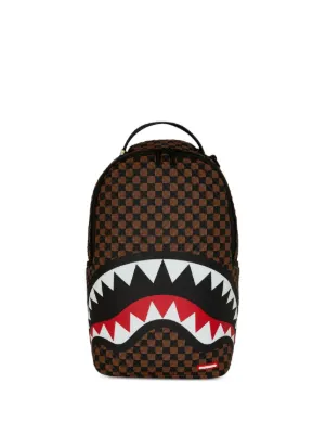 Sprayground Shark チェック バックパック | ブラック | FARFETCH JP