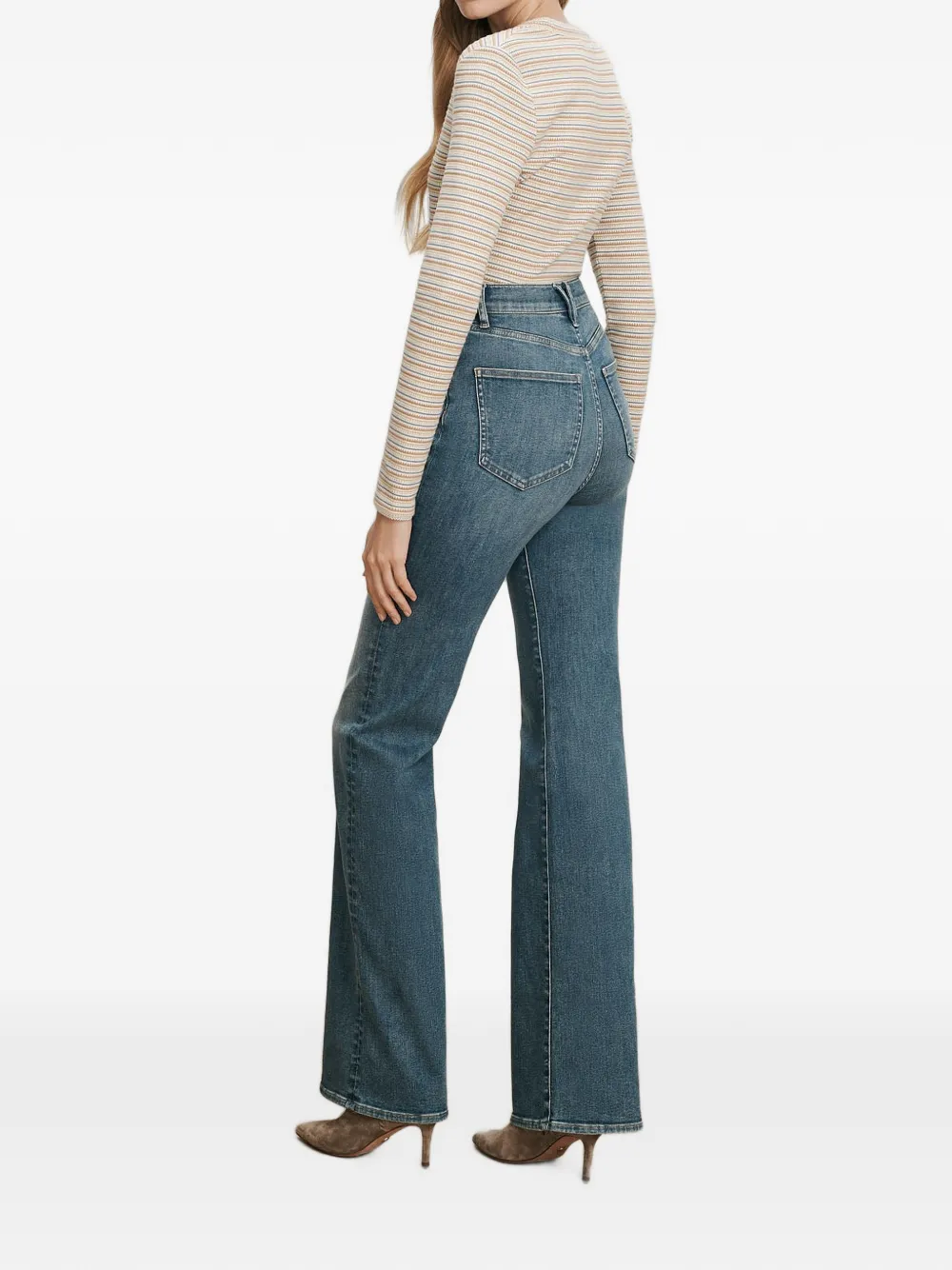Veronica Beard Jeans met wijde pijpen Blauw