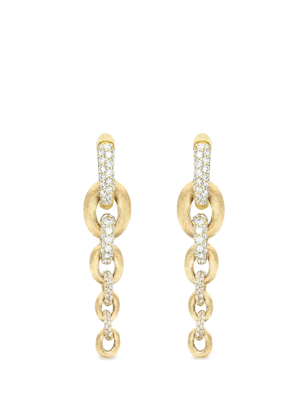 NANIS Libera Aura Hängeohrringe mit Diamanten - Gold