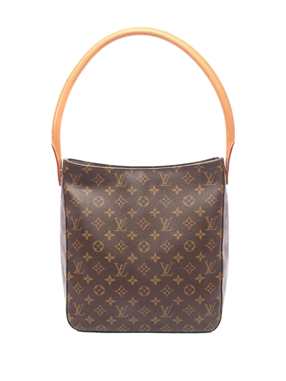 Louis Vuitton Pre-Owned Borsa a spalla Looping GM con monogramma 2002 - Marrone