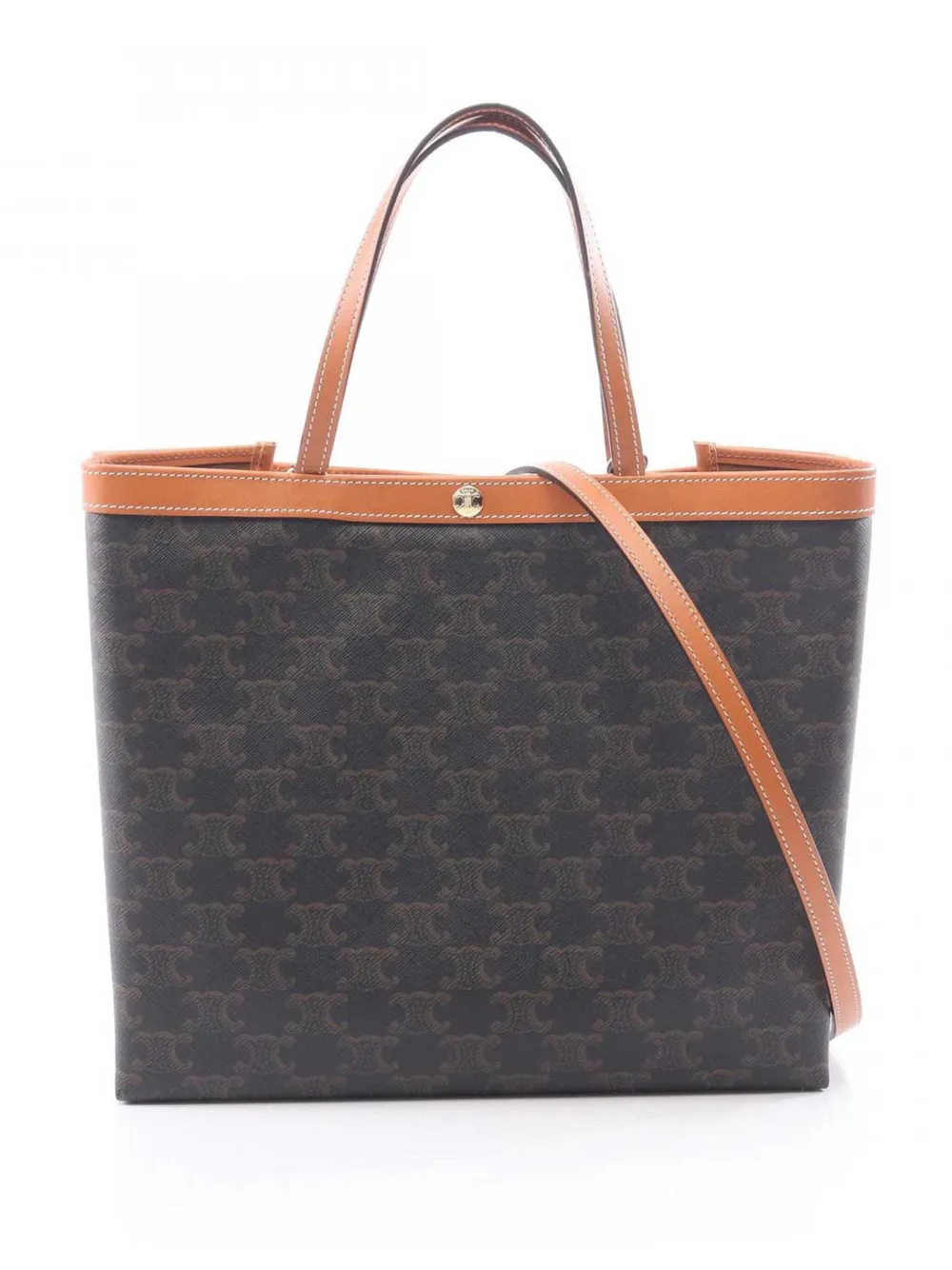 Celine Pre-Owned Borsa tote Triomphe Vertical Square Cabas 2000-2026 - Nero