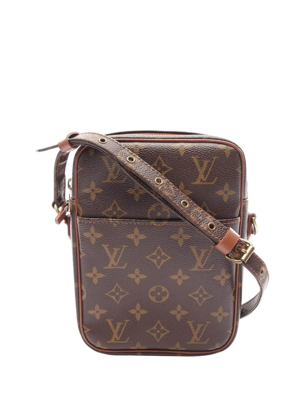 Louis Vuitton Pre-Owned Borsa a tracolla Petit Marceau con monogramma 2008 - Marrone