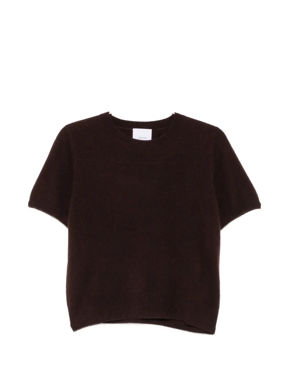 IVORY PARIS short-sleeve sweater · One Size