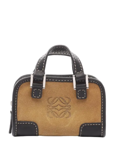 Loewe Pre-Owned 2010-2026 Micro Mini Suede Amazona handbag