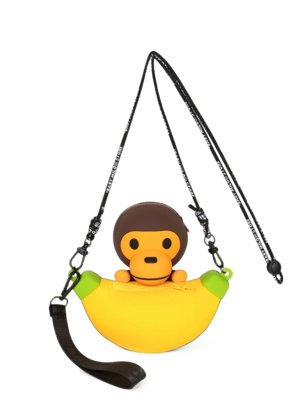 *BABY MILO® STORE BY *A BATHING APE® Baby Milo banana-shaped crossbody bag