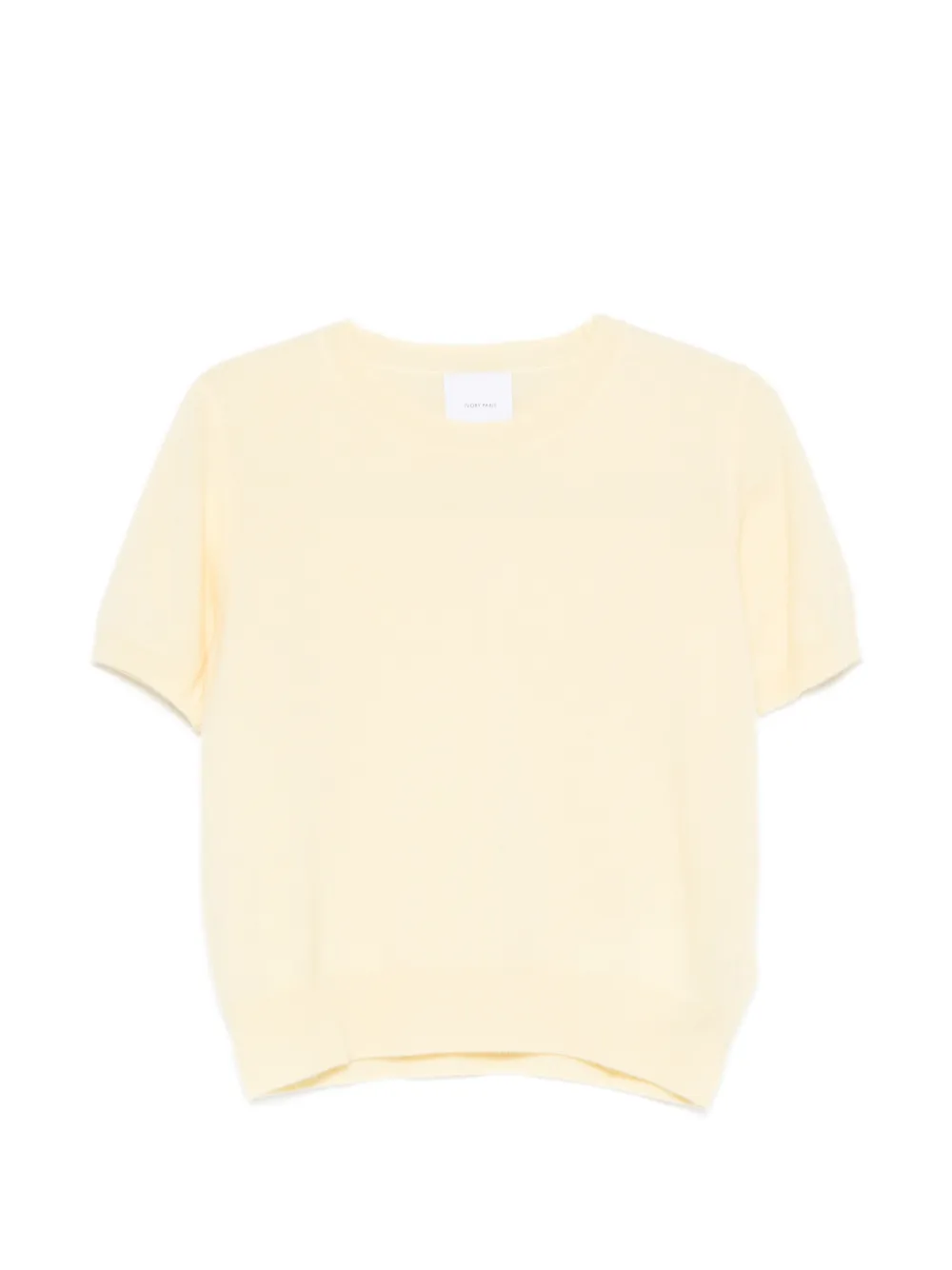 IVORY PARIS Petal short-sleeve sweater
