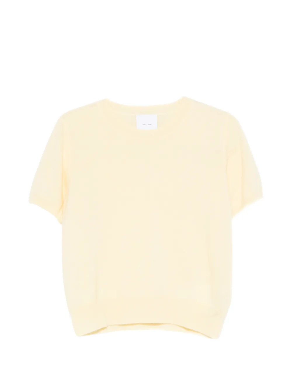 IVORY PARIS Petal short-sleeve sweater