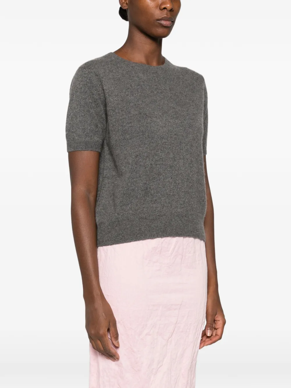 Ivory Paris Short-sleeve T-shirt In Grey