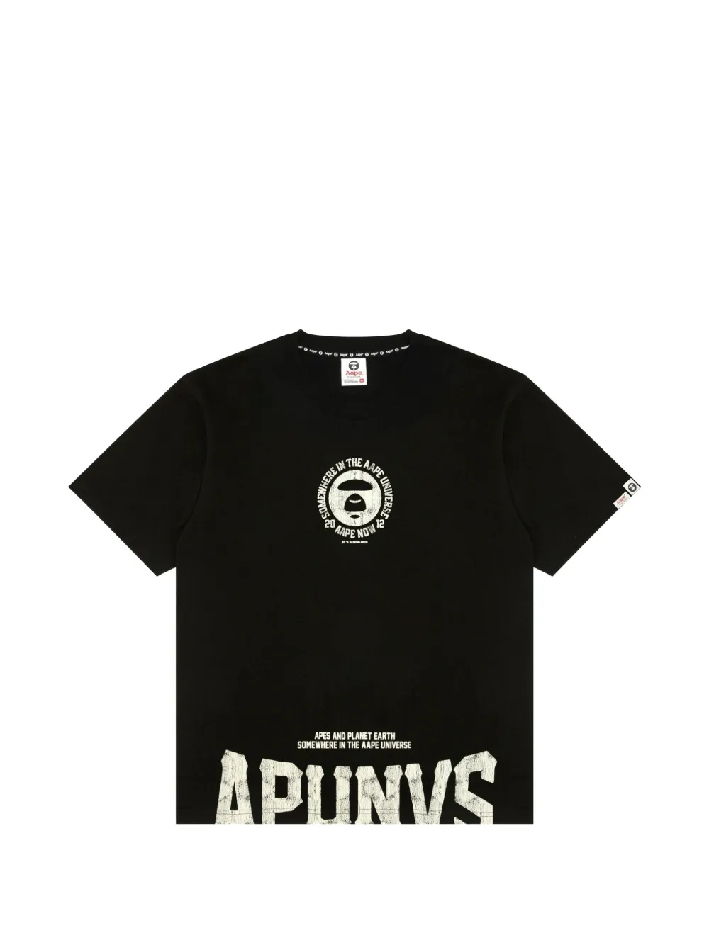 AAPE BY *A BATHING APE® Moonface graphic-print T-shirt · XL