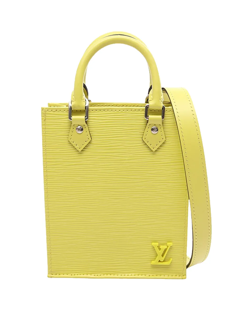 Louis Vuitton Pre-Owned Borsa a tracolla Petit Sac Plat in pelle Épi 2020 - Verde