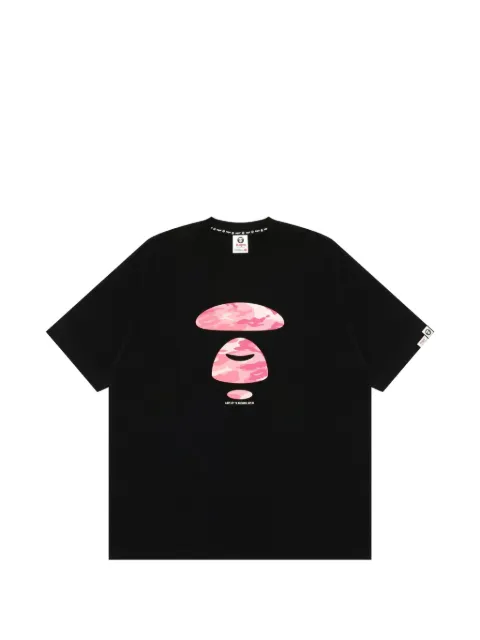AAPE BY *A BATHING APE® Moonface graphic-print T-shirt