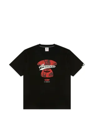AAPE BY *A BATHING APE® graphic-print T-shirt | Black | FARFETCH