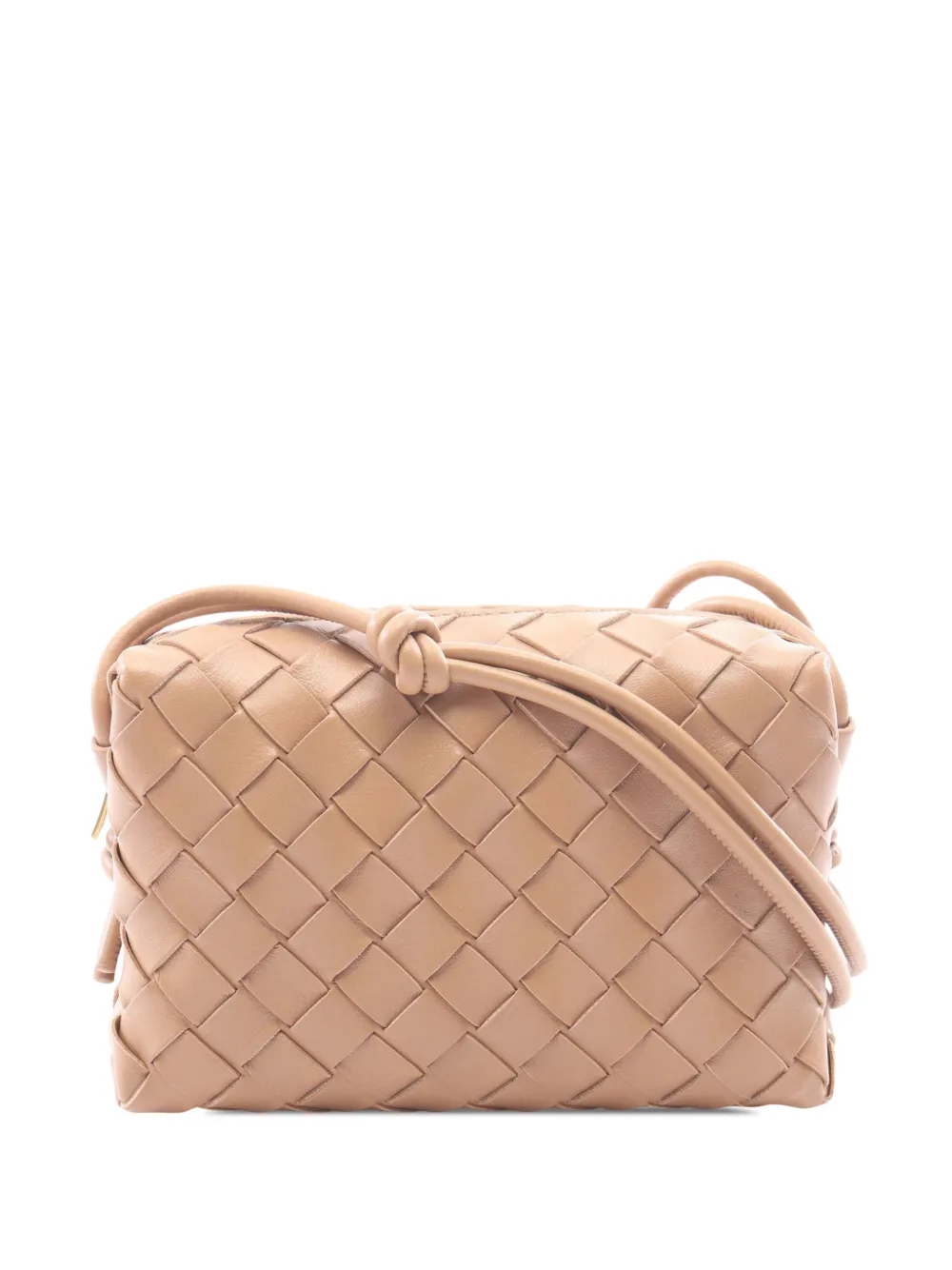 Bottega Veneta Pre-Owned 2012-2026 Mini Intrecciato Loop crossbody bag - Nude