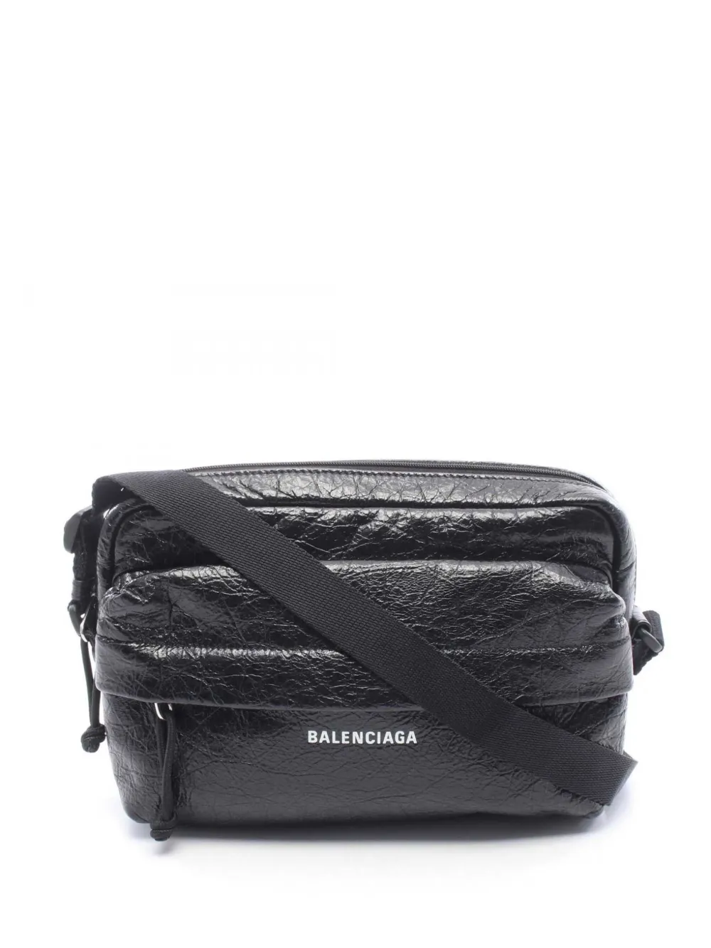 Balenciaga Pre-Owned Borsa a tracolla Explorer in pelle di agnello 2018-2026 - Nero
