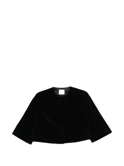 ERDEM embellished velvet cropped evening jacket