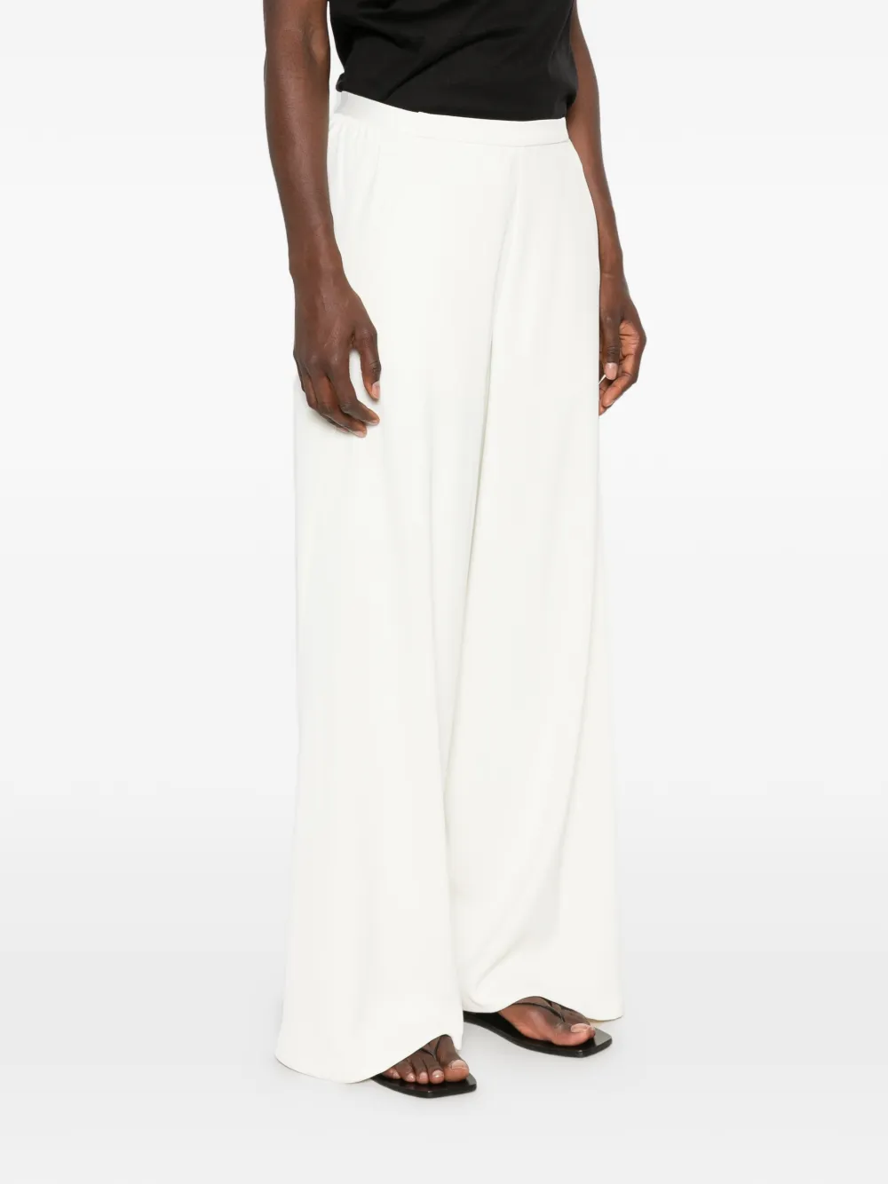 Christopher Esber Crêpe broek met uitgesneden details Beige
